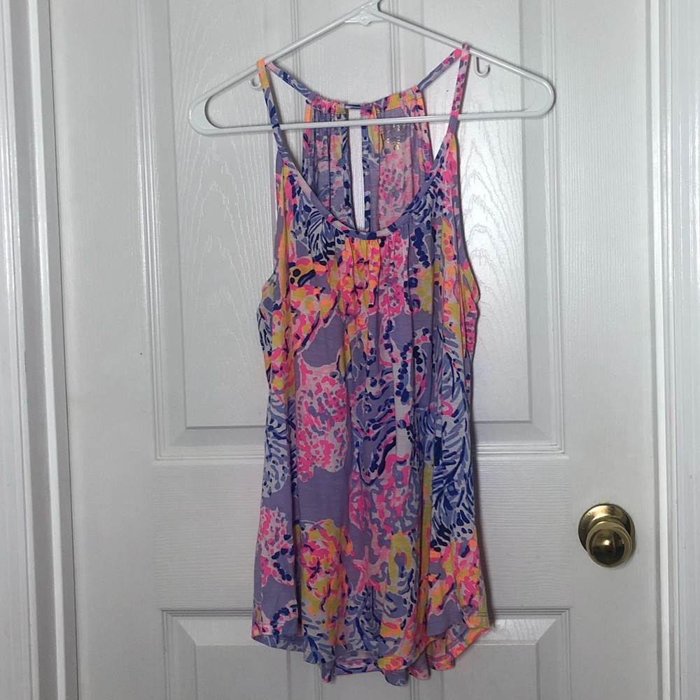 Lilly Pulitzer Lacey tank in “So Snappy” size medium